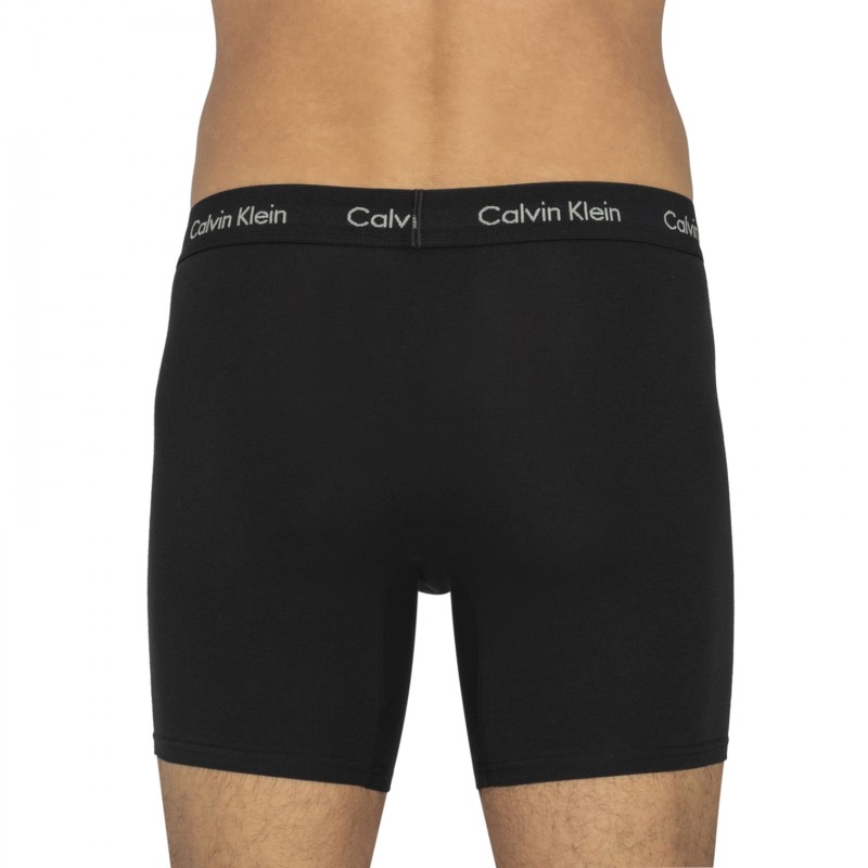 CalvinKlein_3-erSet_BoxerBriefs_Schwarz_mitverschiedenfarbigemWebbund