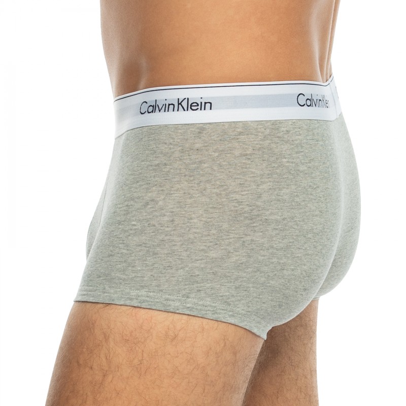 CalvinKlein_3-erSet_LowRise_Trunks_Schwarz,Grau&Weiß