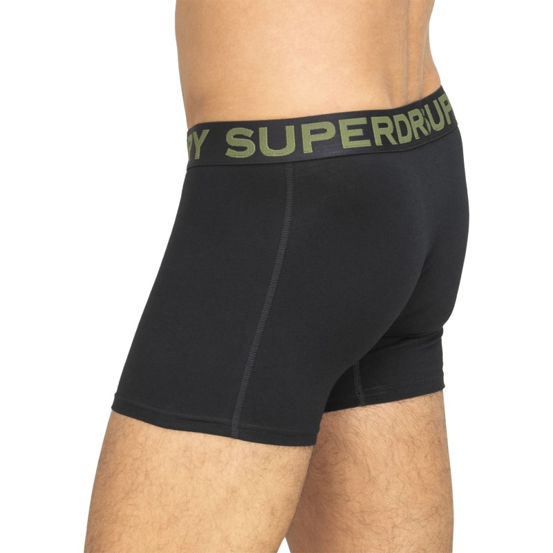 Superdry_3-erSet_Trunks_Schwarz,Orange&Grau