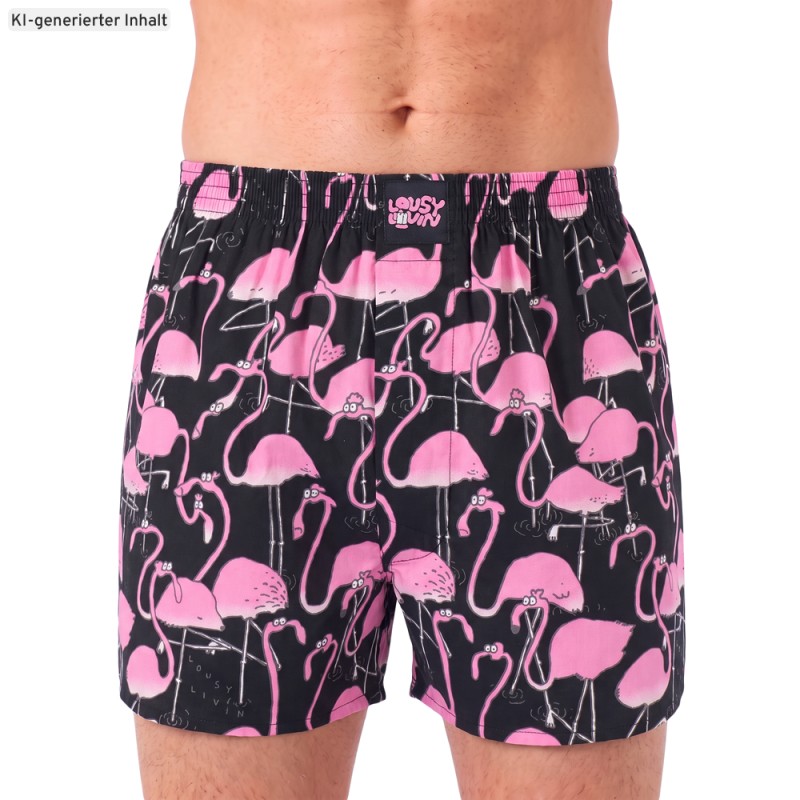 LousyLivin_3-erSet_Boxershorts_Flamingo