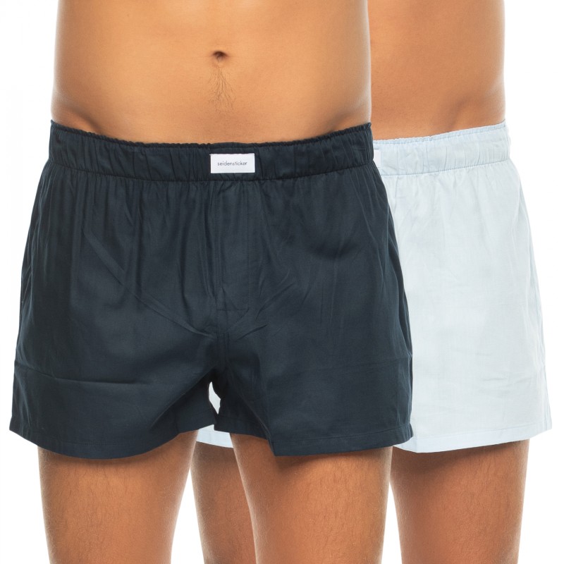 Seidensticker_2-erSet_Boxershorts_Blau