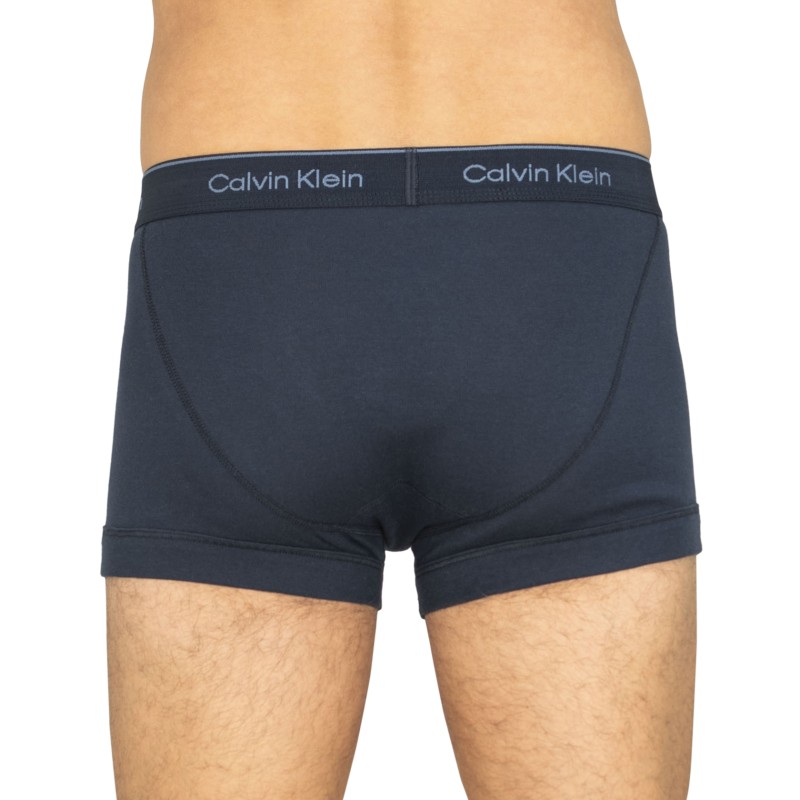 Calvin Klein 3-er Set Trunks Blau, Grün & Grau
