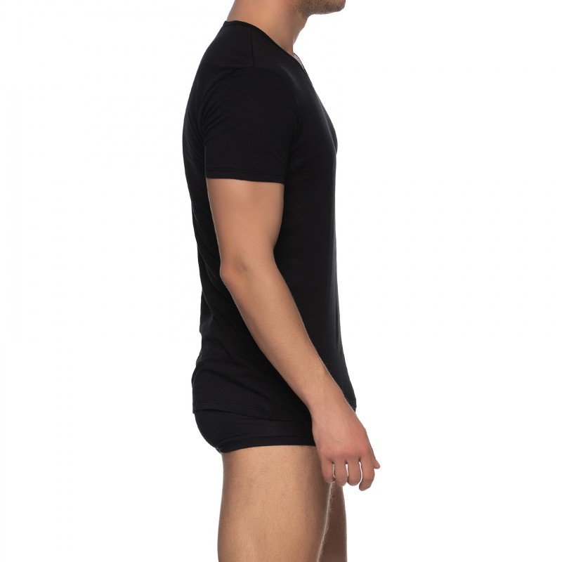 Boxerman_Herrenunterwäsche_Unterhemden_Puma_2-er Set_V-Neck_T-Shirts_Schwarz