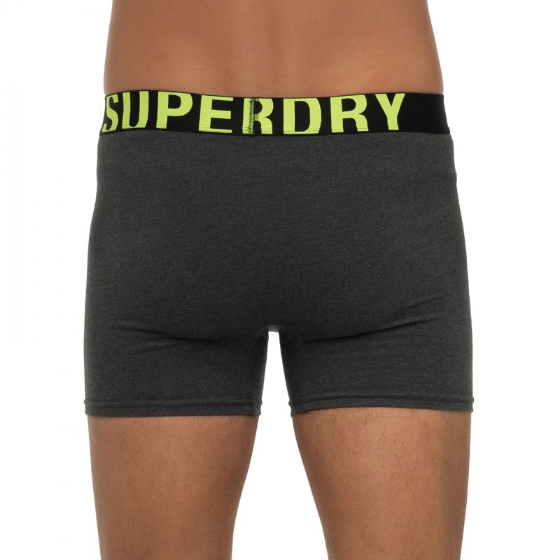 Boxerman_Herrenunterwäsche_Boxershorts_Superdry_2-er Set_Trunks_Anthrazit & Hellgrau